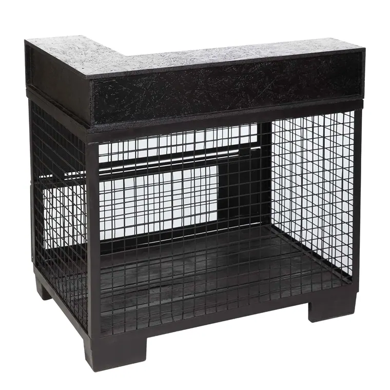 Cage Chipboard schwarz
