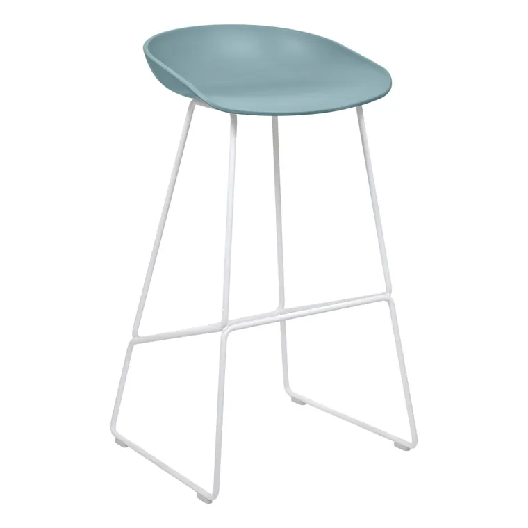 About a Stool 38 White Metal