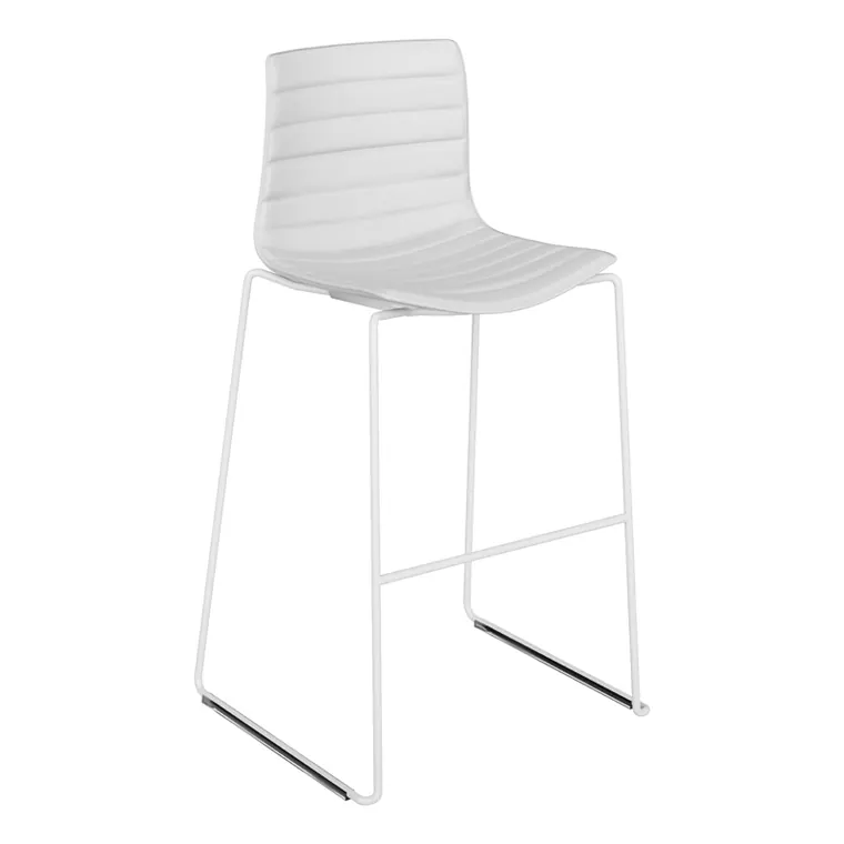 Catifa 46 Bar Leder, Kufe White