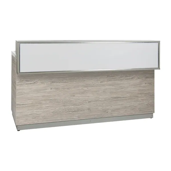 Sekttheke Aspen Altholz mit CNS Deckblatt