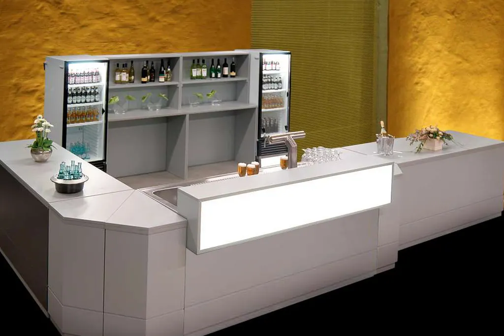 Biertheke T70 mit CNS Deckblatt Ansicht 2