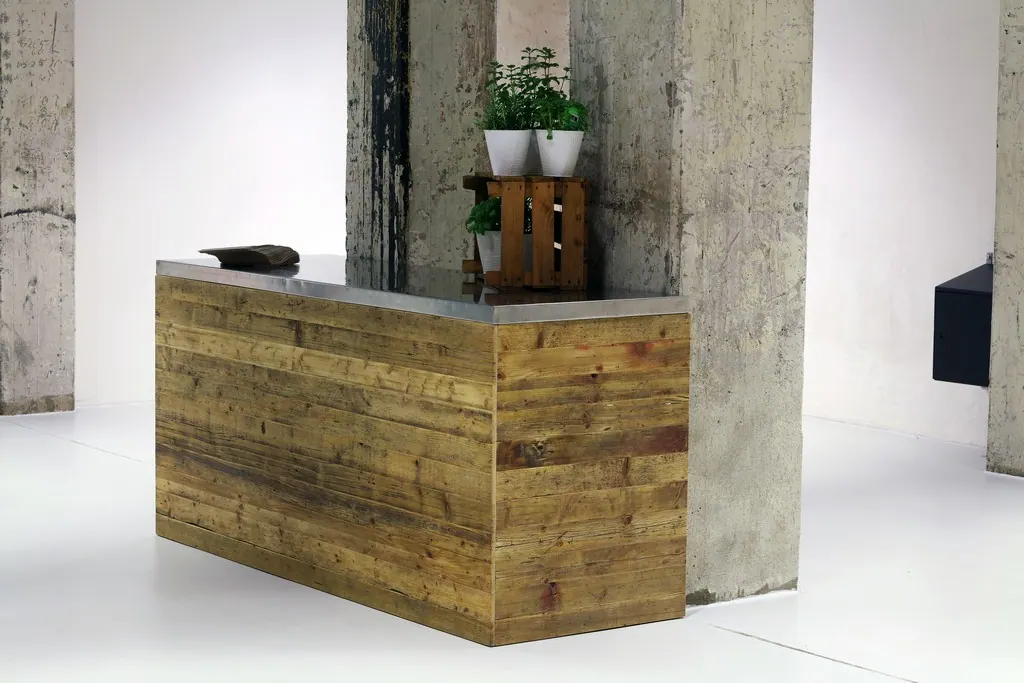 Theke Bornholm mit Deckblatt CNS T70 Ansicht 5