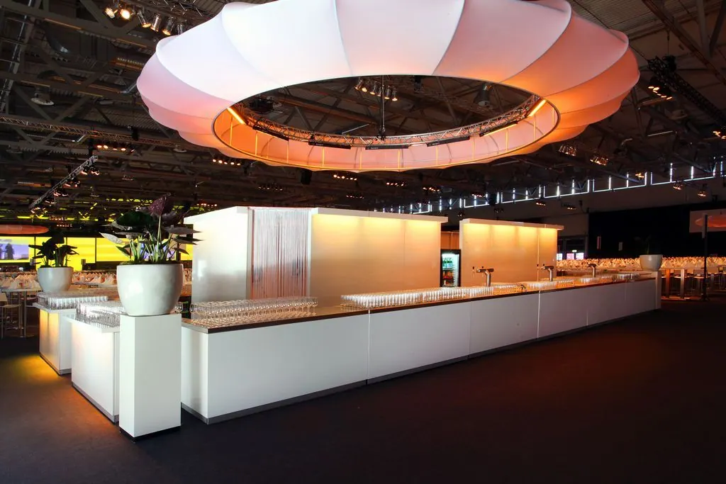 Theke T70 mit Deckblatt CNS Ansicht 2