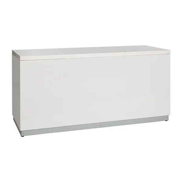 Theke weiß T70 mit Deckblatt