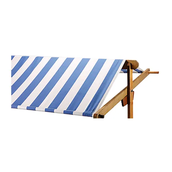 Marktstand aus mit Plane blau/weiß