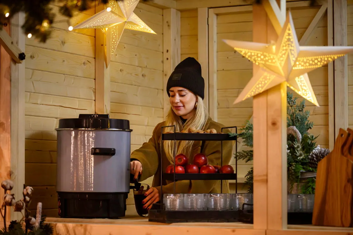 Glühweinkocher 29 ltr mit Auslaufhahn 230V/1,8kW Ansicht 3