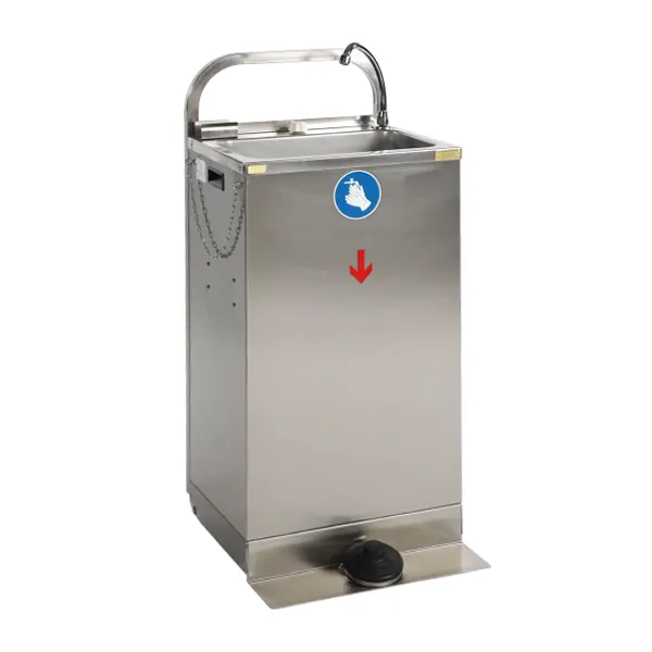 Wassertank-Handwaschbecken mit 2 Kanistern je 13L