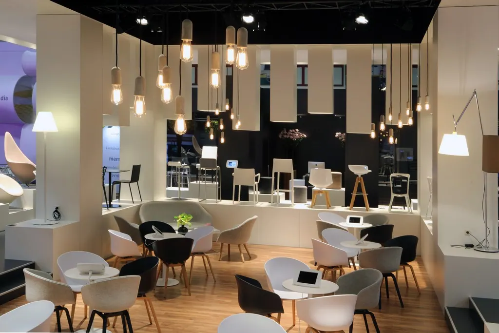 Fadenleuchte Beton mit Leuchtmittel Glow mm Ansicht 3