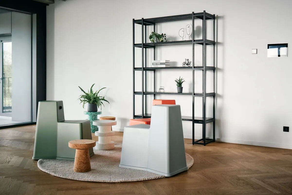 Hocker / Beistelltisch Cork Family - Modell C Ansicht 3