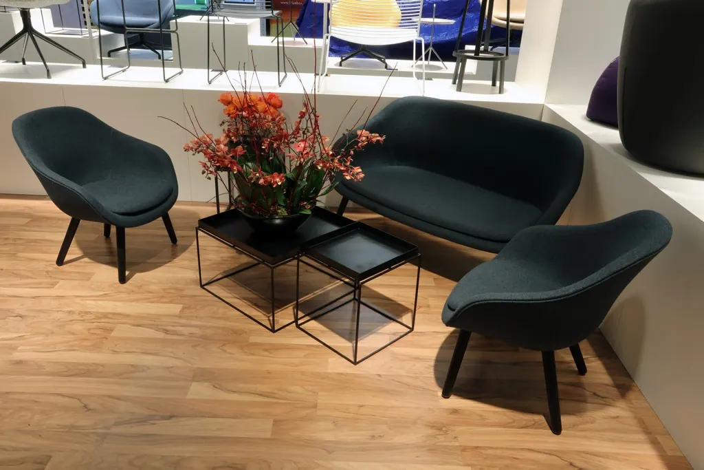 Sessel About a Lounge AA gepolstert petrol/schwarz Ansicht 3