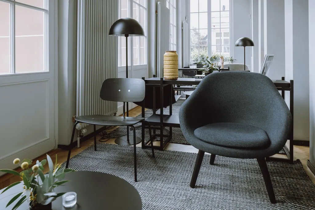 Sessel About a Lounge AA gepolstert petrol/schwarz Ansicht 4