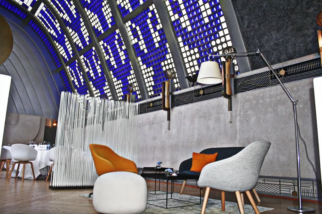Sessel About a Lounge AA gepolstert grau/eiche Ansicht 2