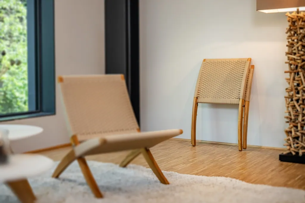 Carl-Hansen CUBA Teak-Loungechair Sesam Ansicht 4