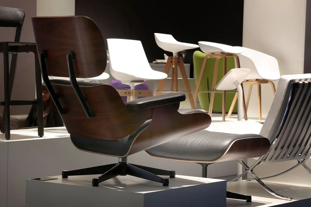 Eames Lounge Chair Leder T91 S Ansicht 2