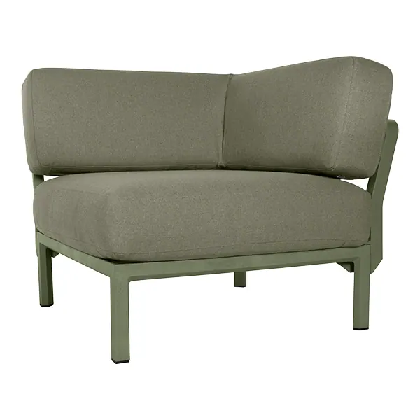 Lounge Eckelement Maximo green mit Kissensatz green