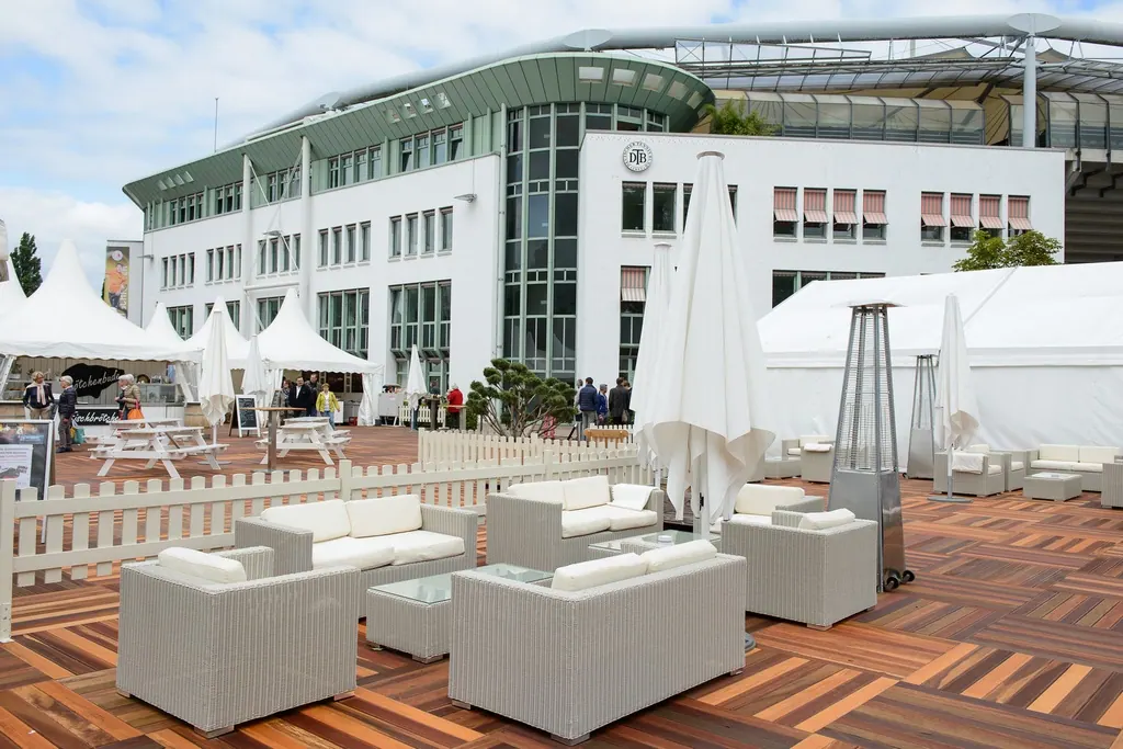 Lounge-Bank Granada weiß-grau mit Kissensatz creme-weiß Ansicht 3