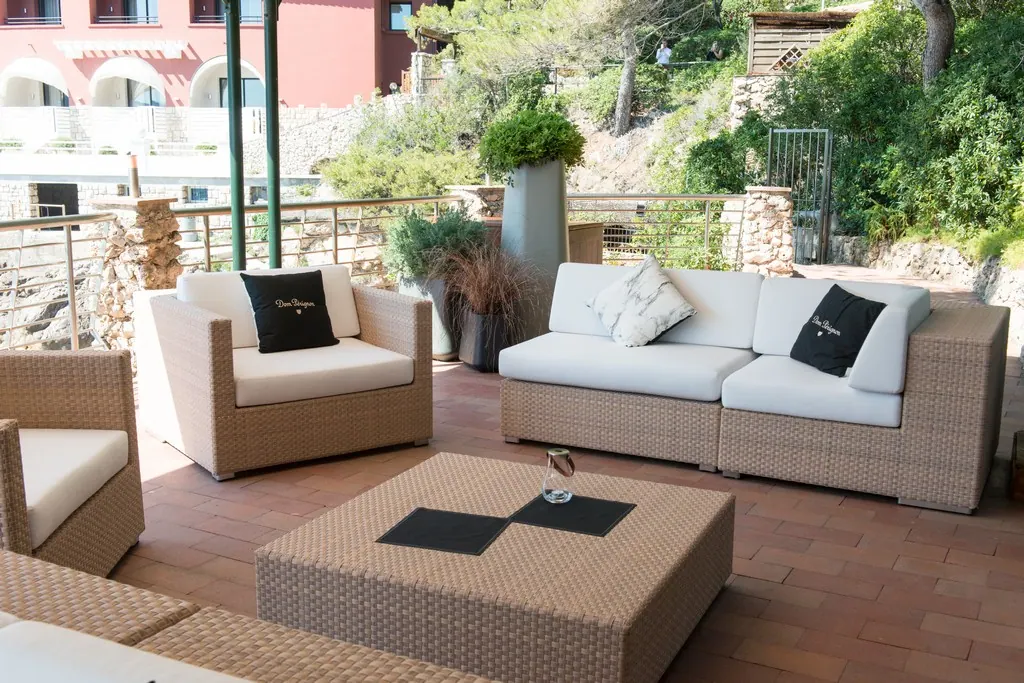 Lounge Armchair Dedon bleach mit Kissensatz Ansicht 4