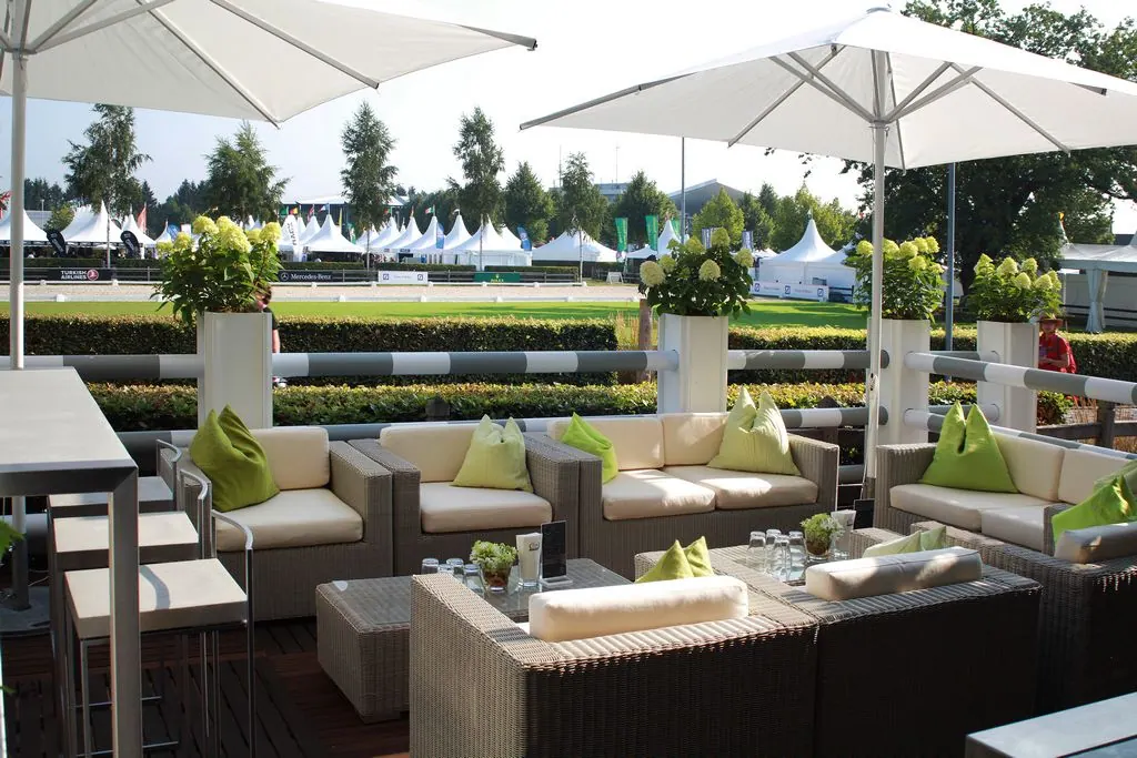 Lounge-Sessel Granada weiß-grau mit Kissensatz creme-weiß Ansicht 4