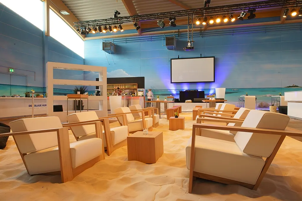 Lounger Sylt mit Kissensatz Leder Ansicht 2