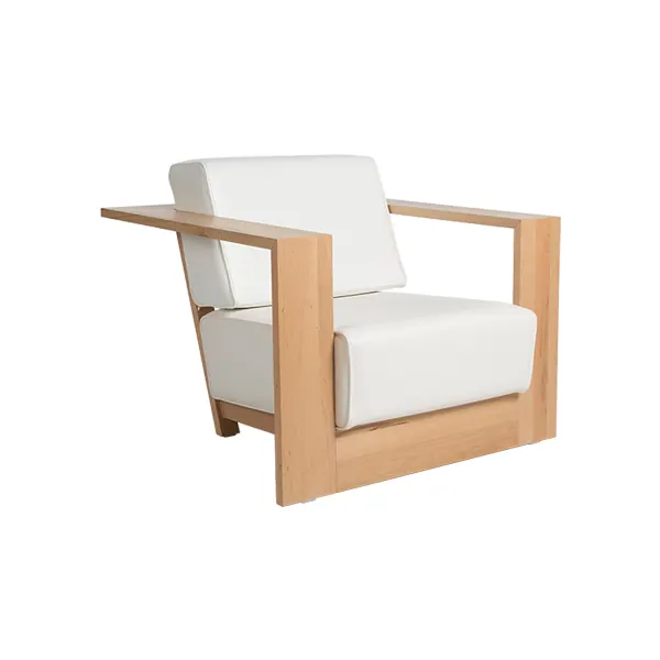 Lounger Sylt mit Kissensatz Leder