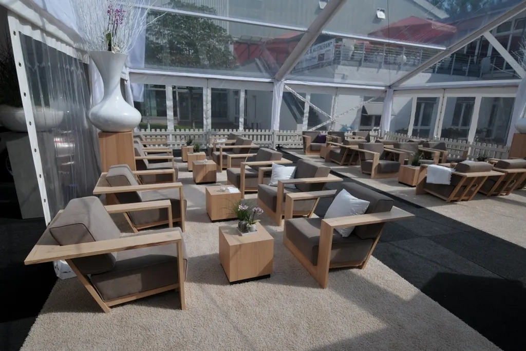Lounger Sylt mit Kissensatz Stoff Ansicht 2
