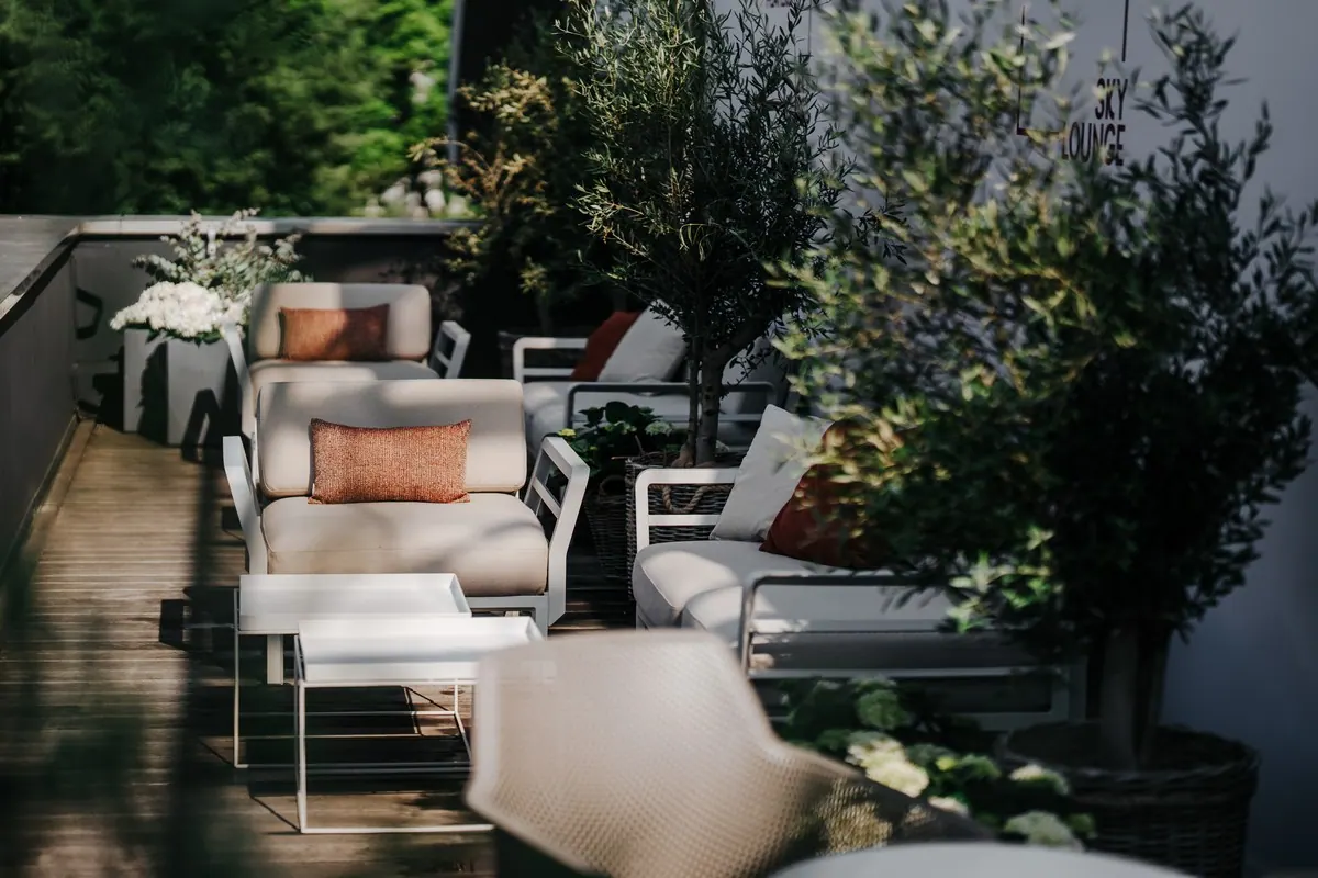 Loungesessel Maximo white mit Kissensatz salt Ansicht 4