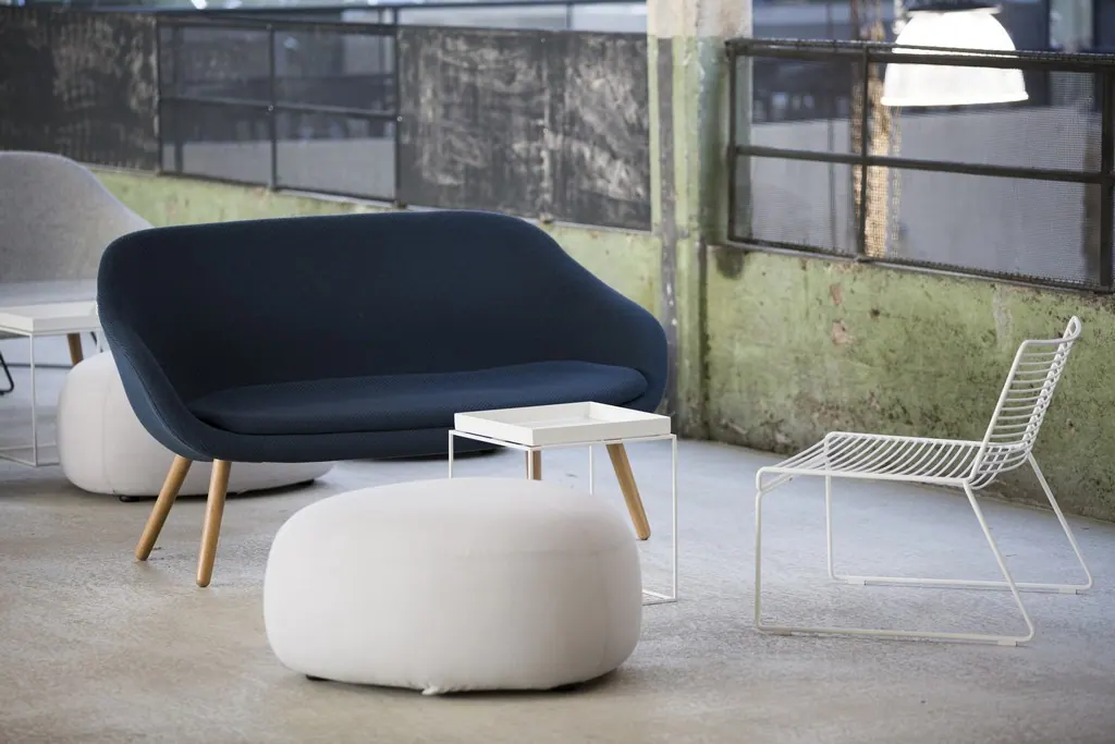 Sofa About a Lounge AAL gepolstert petrol/eiche Ansicht 3