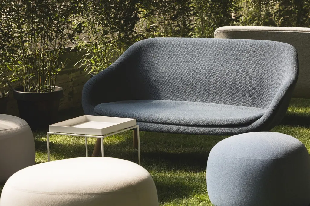 Sofa About a Lounge AAL gepolstert petrol/eiche Ansicht 4
