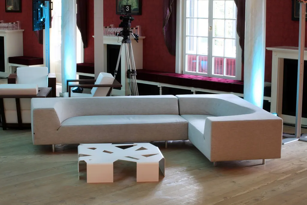 Sofa Bora Bora creme/grau links T90 S Ansicht 3