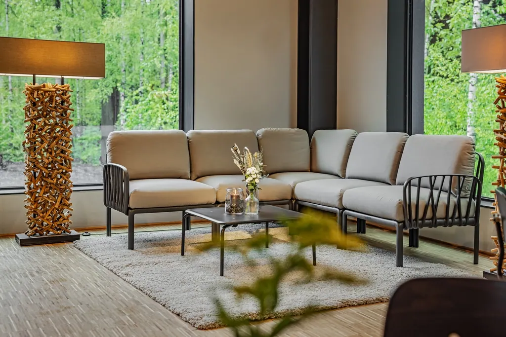 Loungesofa 5-Sitzer Komodo anthrazit mit Kissensatz Ansicht 2