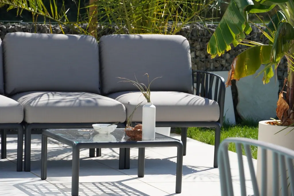 Loungesofa 3-Sitzer Komodo anthrazit mit Kissensatz Ansicht 3