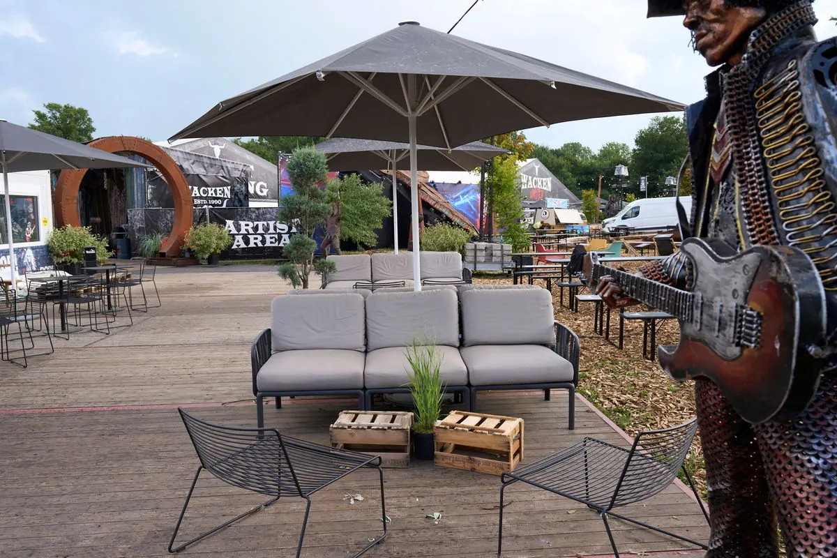 Loungesofa 3-Sitzer Komodo anthrazit mit Kissensatz Ansicht 5