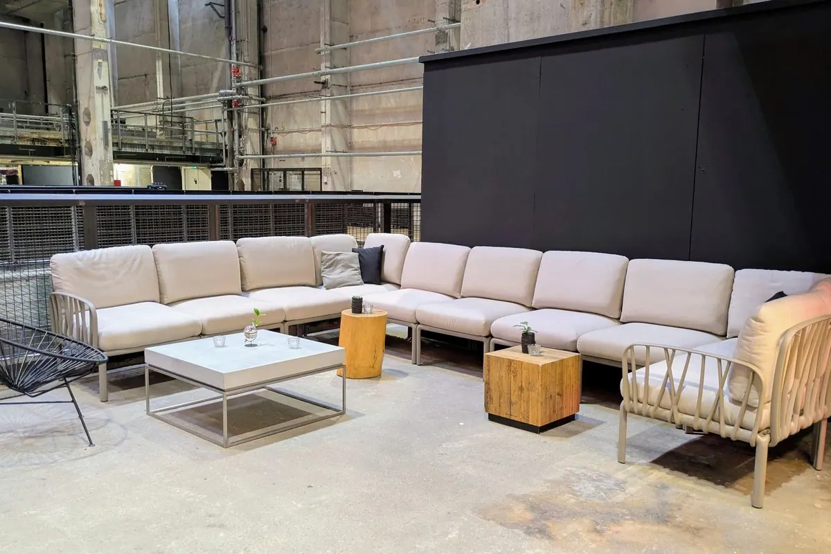 Loungesofa 5-Sitzer Komodo taupe mit Kissensatz Ansicht 5