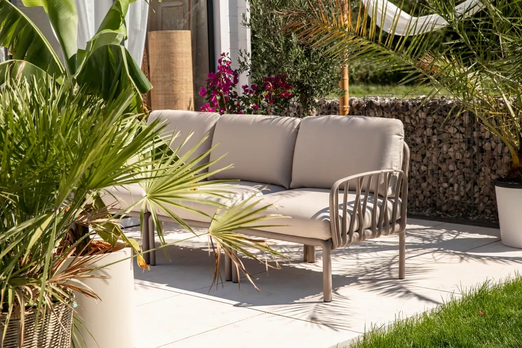 Loungesofa 3-Sitzer Komodo taupe mit Kissensatz Ansicht 5