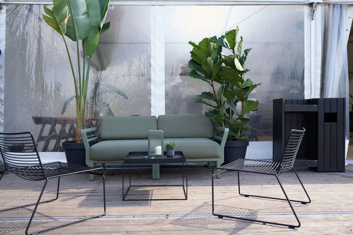Loungesofa 2-Sitzer Maximo green Kissensatz green Ansicht 3