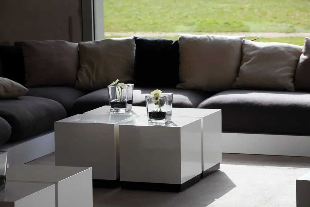 Sofa-Kissen Velours schoko 45 45 Ansicht 5