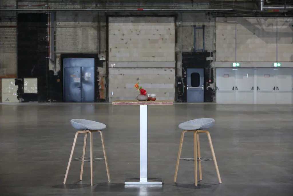 Barhocker About a Stool AAS 33 gepolstert grau/eiche Ansicht 3