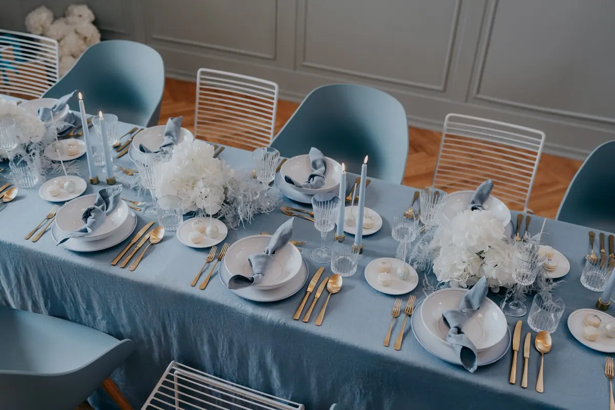 Armlehnstuhl About a Chair AAC 222 dusty blue/eiche Ansicht 3