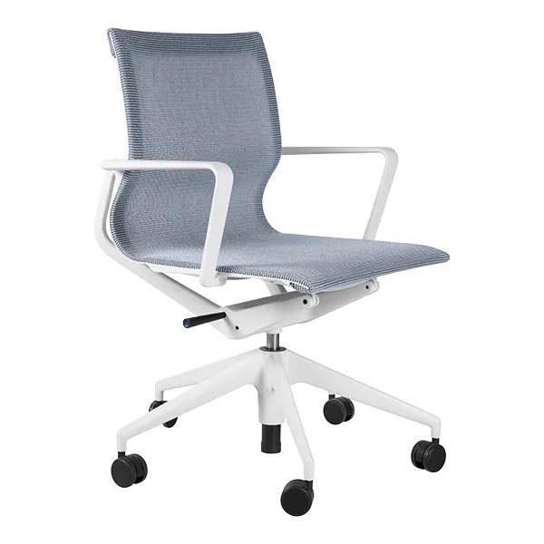 Bürodrehstuhl Physix soft grey - soft Untergestell