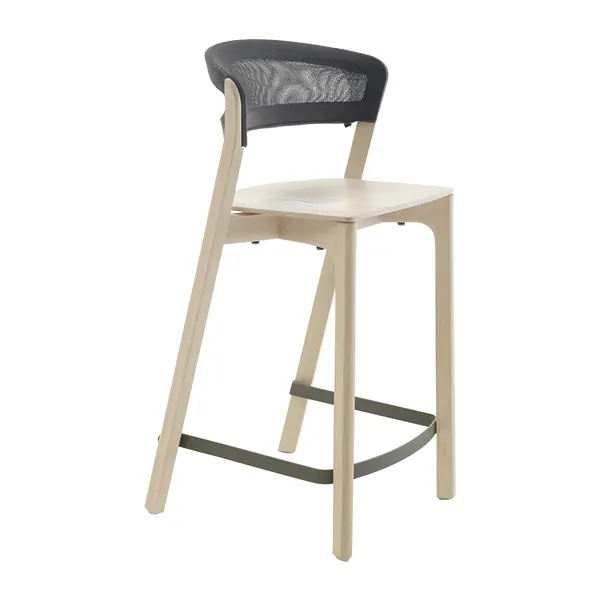 Café stool (Barhocker) hellholz T53 S