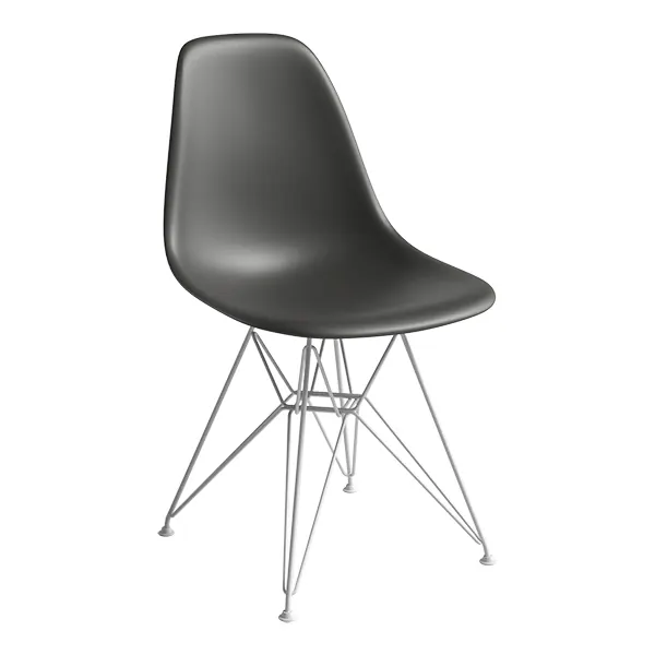 DSR Eames Plastic Chair weiß Sitz