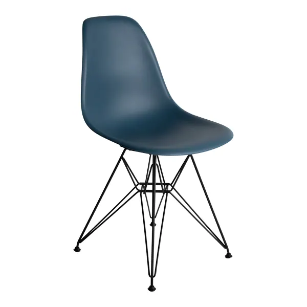 DSR Eames Plastic Chair schwarz Sitz