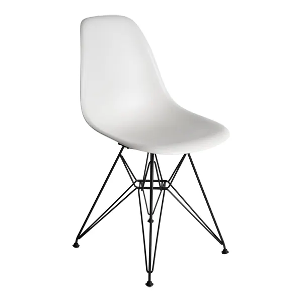 DSR Eames Plastic Chair schwarz Sitz