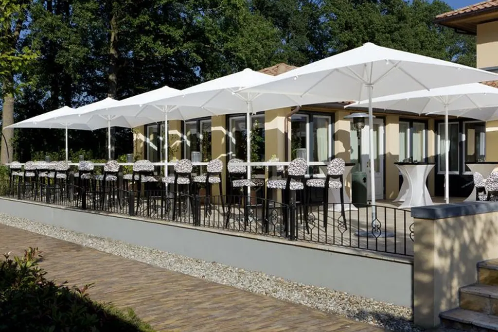 Barhocker Kopenhagen mit Stoff-Sitzbezug Ansicht 3