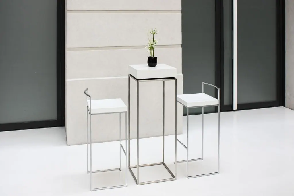 Barhocker Monza Edelstahl mit Sitz S Ansicht 5
