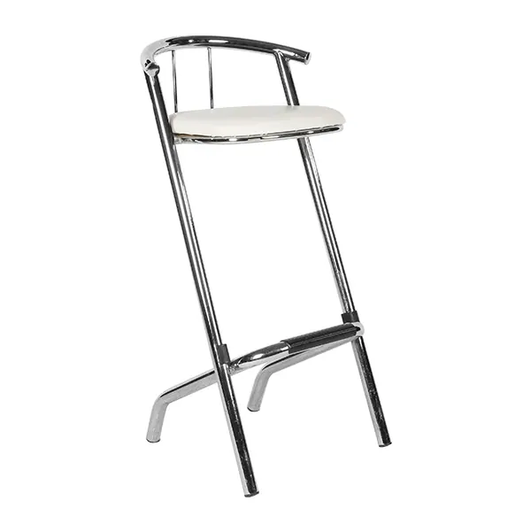 Barhocker Monaco verchromt mit Sitz Kunstleder