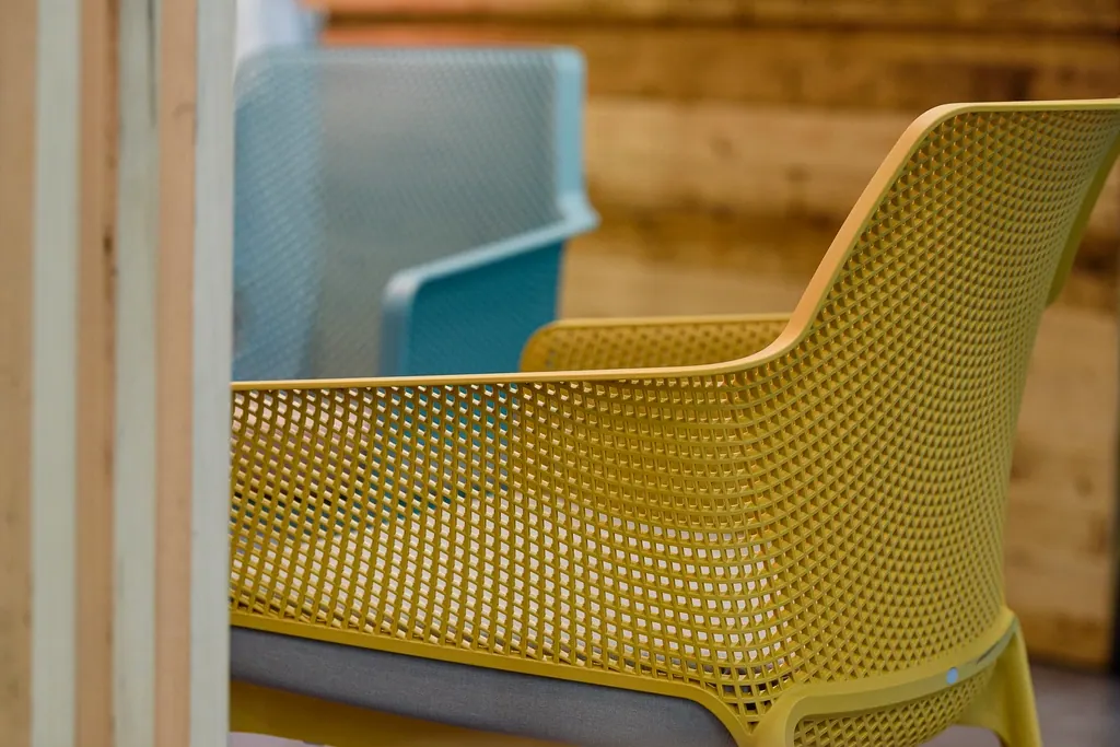 Net Relax Stuhl senf mit Sitzkissen Ansicht 2