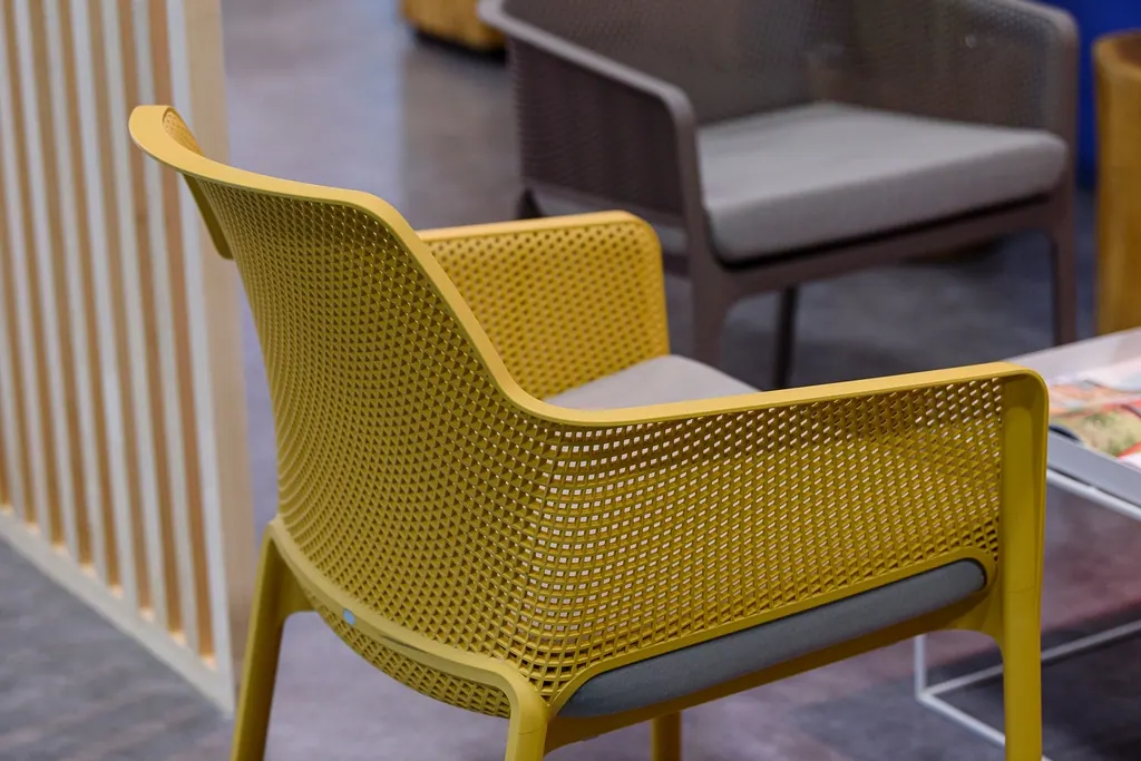 Net Relax Stuhl senf mit Sitzkissen Ansicht 3