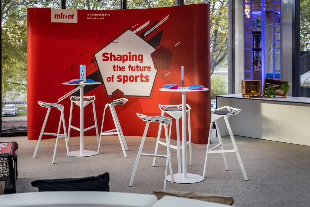 Stool One (Barhocker) mit Sitzpolster grau/schwarz Ansicht 5