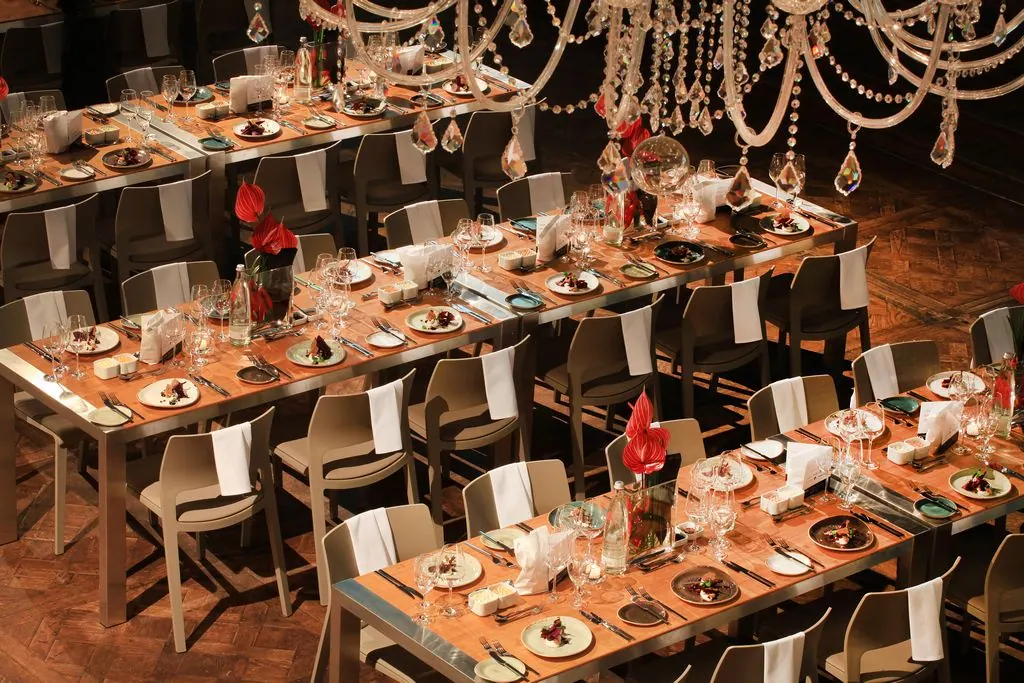 Dinnertisch Algarve Edelstahl/Bambus Ansicht 5